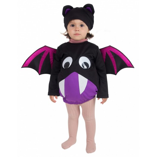 Kostüm Fledermaus schwarz Baby