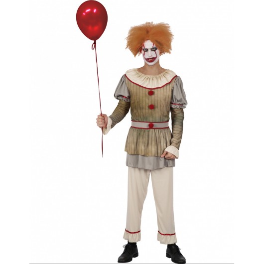 Kostüm gespenstischer Clown (Teen)