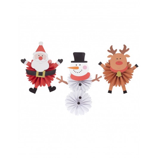 DIY Weihnachtsfiguren aus Papier