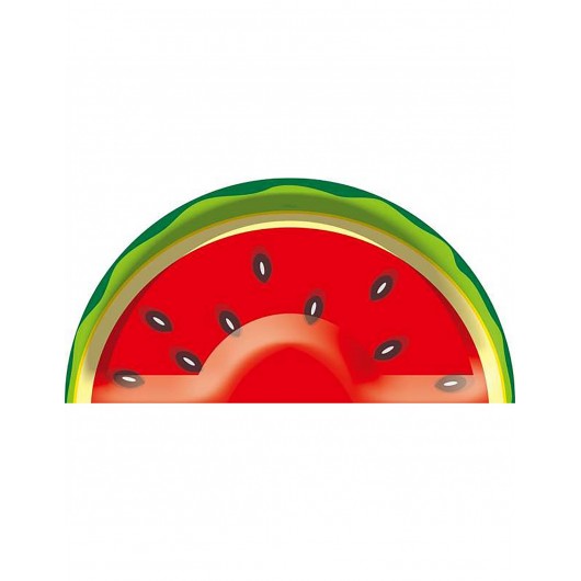 6x Teller Wassermelonenform 21 cm