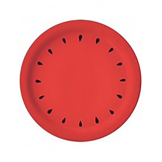 6x Teller Wassermelone 18 cm