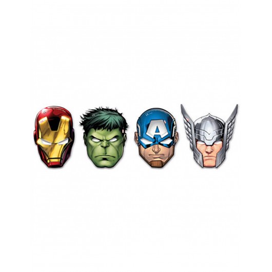 4x Maske Avengers