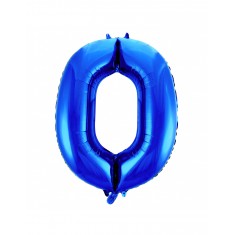 Formballon Nr. 0 blau 86 cm