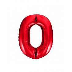 Formballon Nr. 0 rot 86 cm