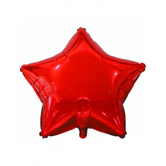 Formballon pinker Stern 91 cm