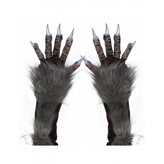 Handschuhe behaart Werwolf
