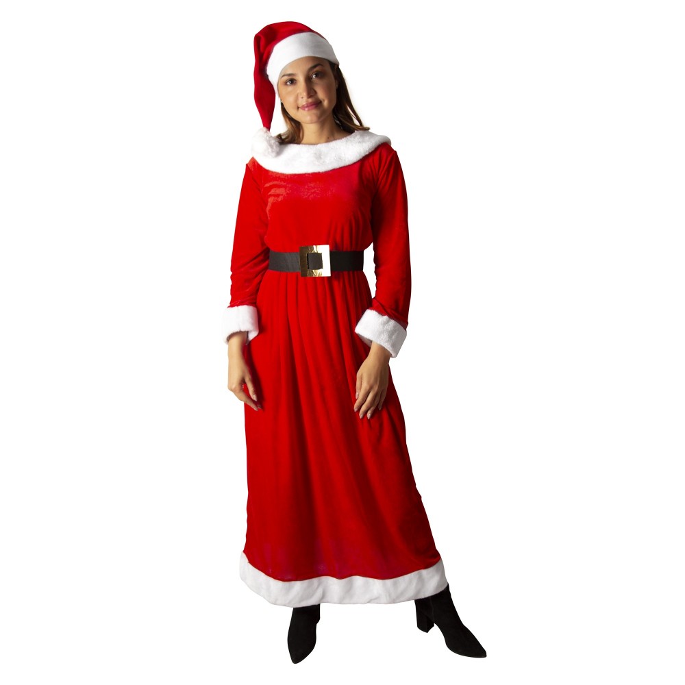 Kostüm Santa lang Deluxe (S)