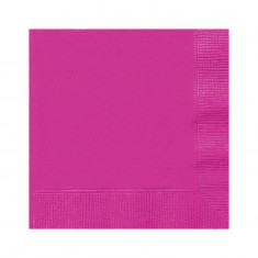 20x Serviette pink 33 x 33 cm