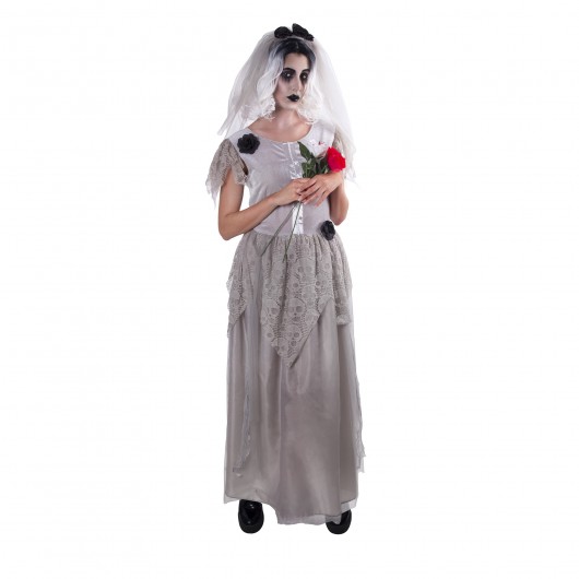 Kostüm graue Braut (M)