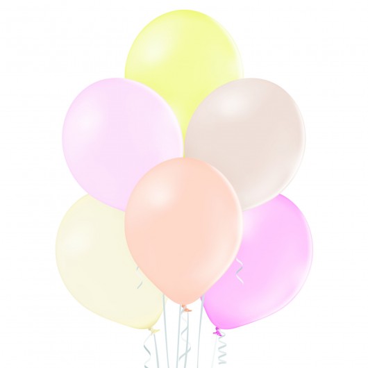 8x Ballon unsortiert Boho Pastel 30 cm Premium