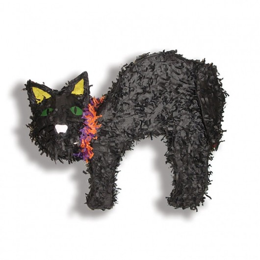 Schwarze-Katze-Piñata 58 cm