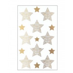 Sticker goldene Sterne