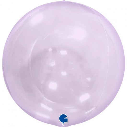 Deko-Bubble-Ballon lila Crystal 38 cm