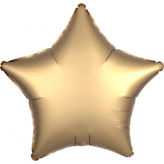 Formballon goldener Stern 45cm
