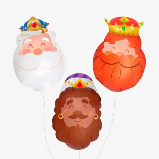 Mylar-Ballons Heilige Drei Könige 60 cm
