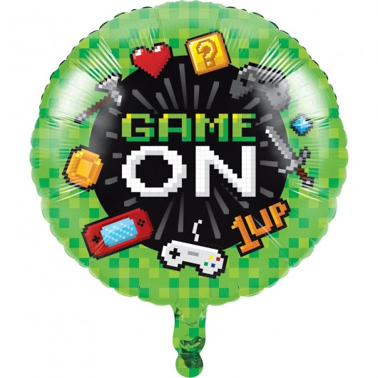 Mylar-Ballon Gaming Party 45 cm