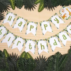 Banner Happy Birthday Party...