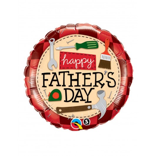 BALLON MYLAR HAPPY FATHER DAY OUTILS