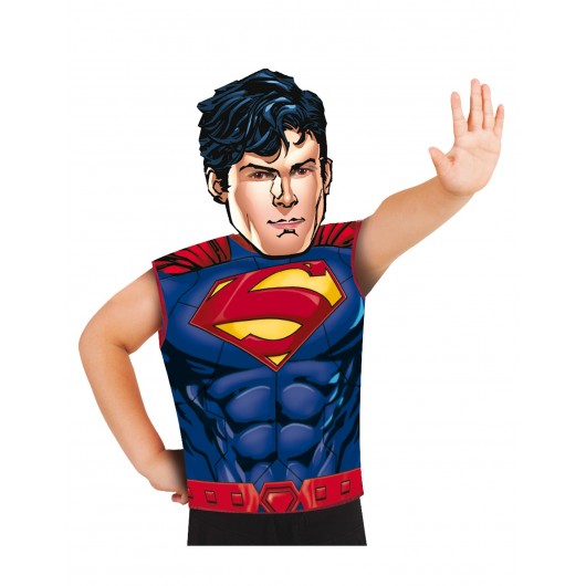 SUPERMAN T-SHIRT+MASQUE