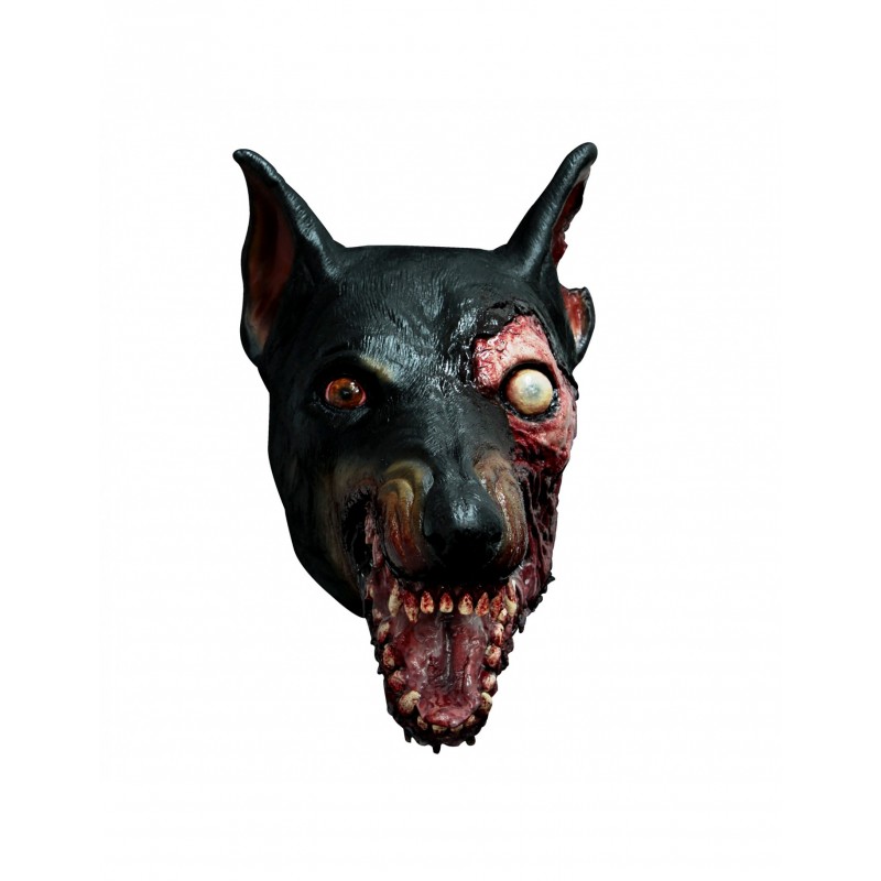Licensed Resident Evil Zombie Chien Latex Tête Masque 