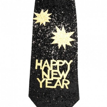 Cravatte à paillettes argent - Happy Fiesta