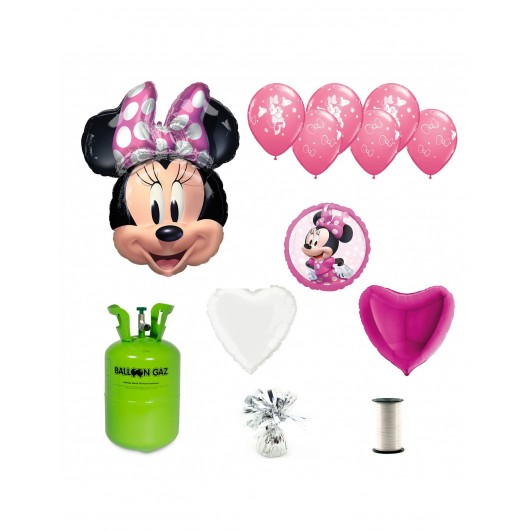 PACK BALLONS ANNIVERSAIRE MINNIE FOREVER LUXURY