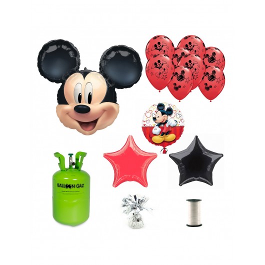 PACK BALLONS ANNIVERSAIRE MICKEY FOREVER LUXURY