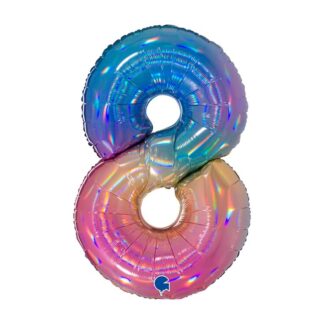 Globo metalizado 40'' nº 8