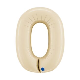 Globo metalizado 26'' nº 0