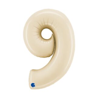 Globo metalizado 26'' nº 9