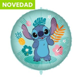 Globo metalizado 18'' / 46 cm Stitch Hawaii