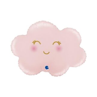 Globo metalizado 30'' / 76 cm. nube rosa pastel