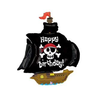 Globo metalizado 34'' / 86 cm. barco pirata