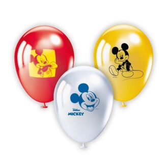 10 Globos impresos 28 cm Mickey Mouse