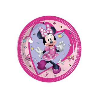8 Platos Minnie Mouse
