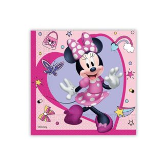20 Servilletas 33x33 cm 2 capas Minnie Mouse
