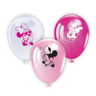 10 Globos impresos 28 cm Minnie Mouse