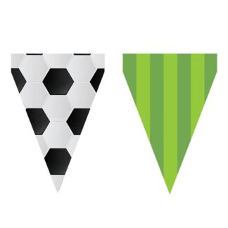 Bandeín triangular 9 paneles fútbol