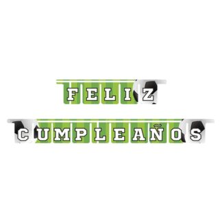 Guirnalda feliz cumpleaños 2,1 m. fútbol