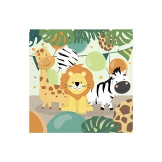 20 Servilletas 33x33 cm. 2 capas safari