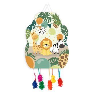 Piñata mediana 33x46 cm safari
