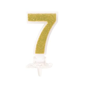 Vela numeral 8 cm nº 7
