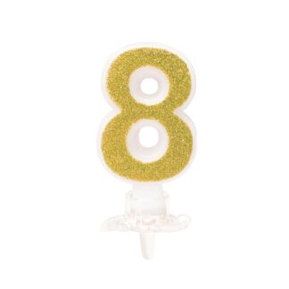 Vela numeral 8 cm nº 8