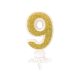 Vela numeral 8 cm. nº 9