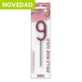 Bengala numeral nº 9 oro