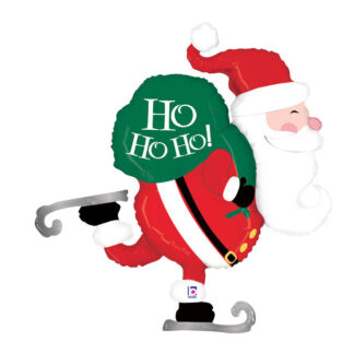 Globo Foil 45''/114 cm Santa Patines