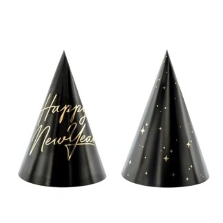 Gorros de fiesta happy new year 1 paquete/6 uds