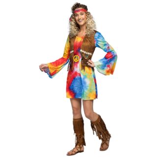 Disfraz hippie para mujer