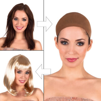 Rejilla para el pelo beige