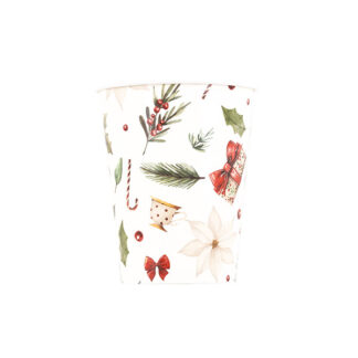 8 Vasos un pequeño christmas